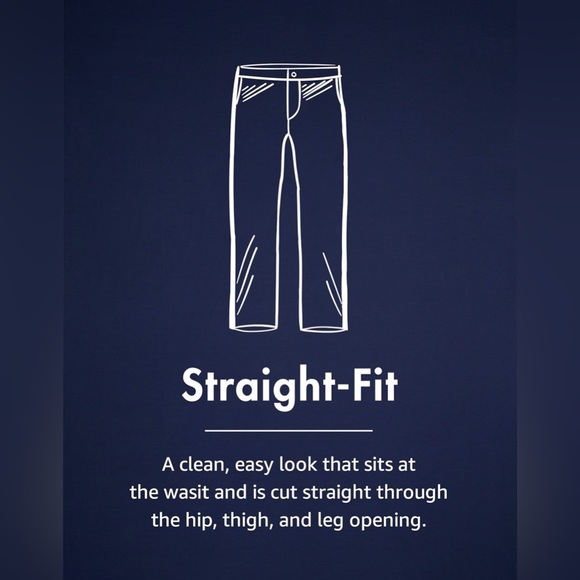 Men's Straight-Fit Wrinkle-Free Comfort Stretch Dress Chino Pant 40x30 - Picture 7 of 7